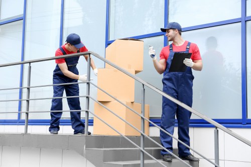 Careful transport of office furniture for a Soho business move