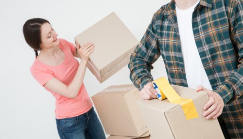 House removalists managing furniture transport in central London